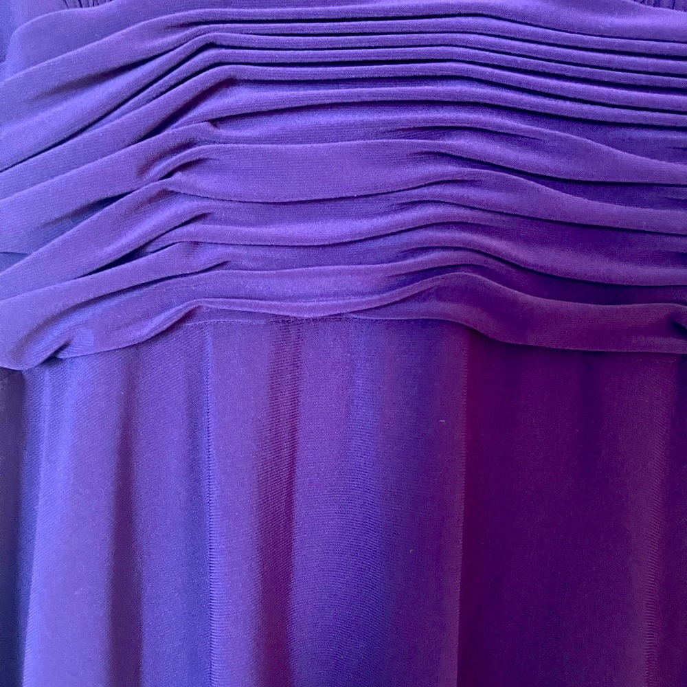 Rich purple cocktail dress, Evan Picone design, perfect condition